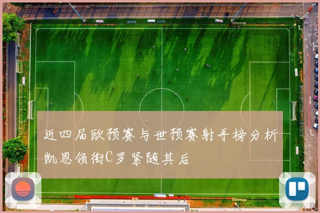 近四届欧预赛与世预赛射手榜分析凯恩领衔C罗紧随其后